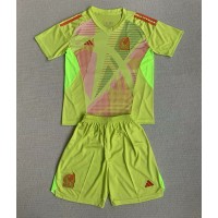 Echipament fotbal Mexic Portar Tricou Acasa Copa America 2024 pentru copii maneca scurta (+ Pantaloni scurti)